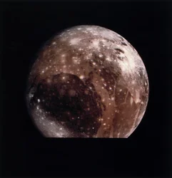 Ganymède, une des lunes de Jupiter