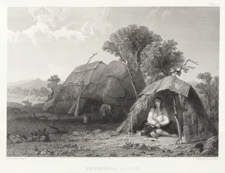 Lodge menstruelle, Amérique du Nord