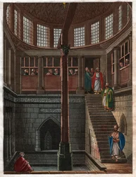 Nilomètre du Caire. vers 1811