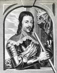 Portrait de Ferdinand II de Médicis (1610-1670) en 1645, Grand-Duc de Toscane, gravure