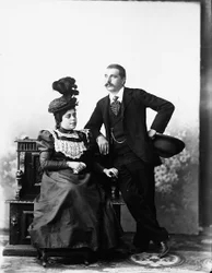 Portrait du couple marié Boletto