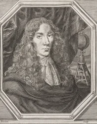 Robert Boyle, physicien et chimiste irlandais, vers 1670