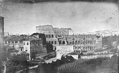 Rome, vue depuis le pavillon dans les Orti Farnesi