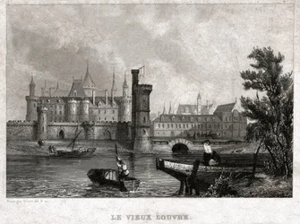 Le Vieux Louvre, début du 19e siècle