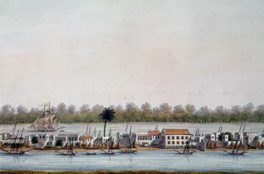 Vue de Saint-Louis, Sénégal