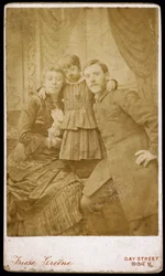 William Friese-Greene, cinématographe, et sa famille, vers 1880