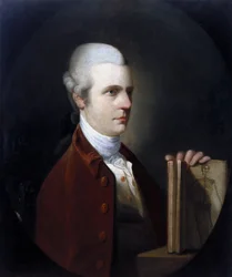 William Hunter, anatomiste et obstétricien britannique, vers 1750