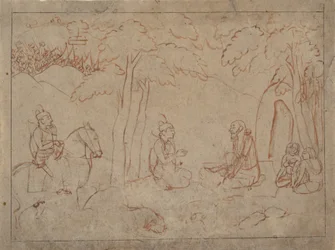 Rama et Lakshmana visitent l
