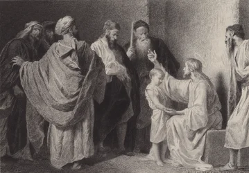 Jésus et un enfant