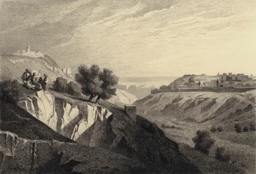 Jésus sur le mont des Oliviers