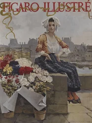 Marchande de Fleurs au Siècle Dernier