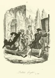 Illustration pour Peregrine Pickle de Tobias Smollett