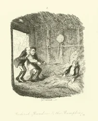 Illustration pour Roderick Random de Tobias Smollett