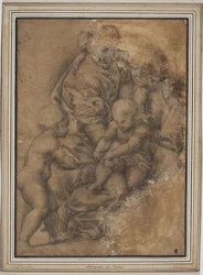La Sainte Famille avec l