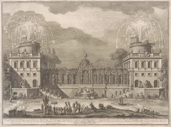 La Seconda Macchina pour la Chinea de 1763 : La récolte des raisins