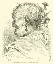 Vieille femme de Valence
