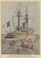 Dans la baie de Villefranche