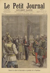 Le président Faure de France recevant l