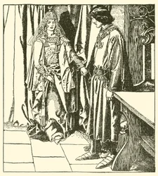 La reine Morgane apparaît à Sir Launcelot