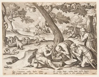 Singes imitant des chasseurs