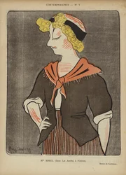 Mlle Sorel, Illustration pour Le Rire