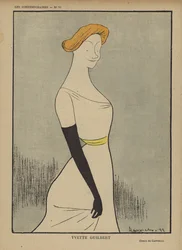 Yvette Guilbert, Illustration pour Le Rire