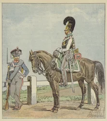 Infanterie de ligne prussienne (42e rég) et cuirassier prussien (1806)