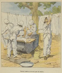 Voiture Lefebvre servant pour la lessive