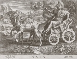 Asie des Quatre Continents, vers 1588-89