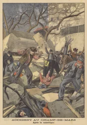 Accident au Champ-de-Mars, Paris