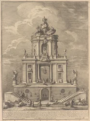 La Seconde Machine pour la Chinea de 1751 : Le Palais de la Sagesse, des Études et des Sciences
