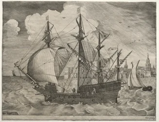 Navires à voile : Quatre-mâts armé mettant à la mer