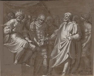 Mucius Scaevola devant Porsenna