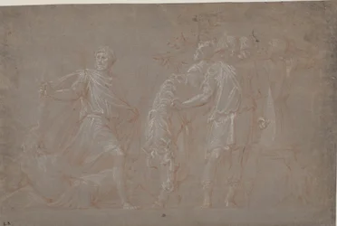 Mucius Scaevola traversant le Tibre