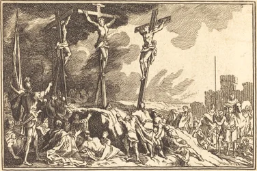 Christ sur la croix entre les deux voleurs