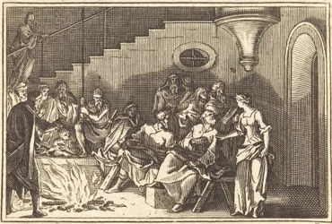 Pierre reniant le Christ