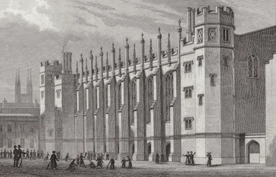 La Nouvelle Salle, Christs Hospital, 1828