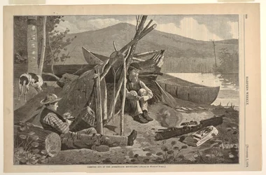 Camping dans les montagnes Adirondack