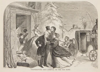 Jour de Thanksgiving – Arrivée à la vieille maison