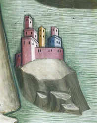 Massacre des serviteurs de Job et enlèvement des troupeaux, scène des Histoires de l