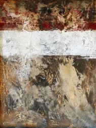 Abstrait aux textures terreuses