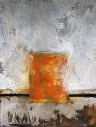 Rectangle orange texturé