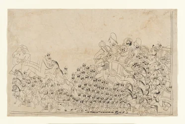 Un souverain en procession
