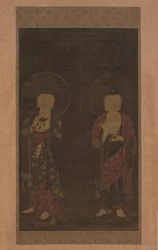 Amitabha et Kshitigarba