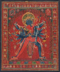 Chakrasamvara et son épouse Vajravarahi