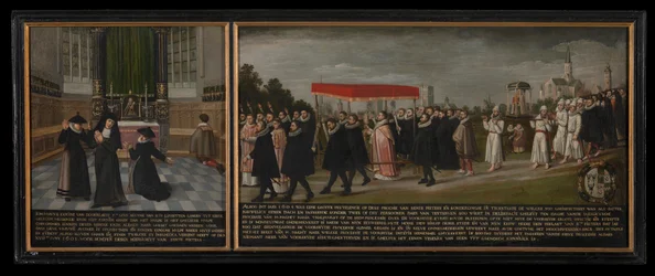 Guérison et procession contre la peste en 1604