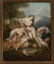 Polonais :  Diana i nimfy (Kąpiel Diany) Diane et les nymphes (Bain de Diane)