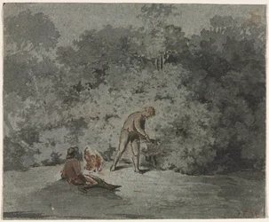 Ramasseur de brindilles (recto)