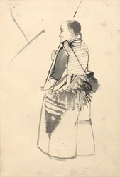 Danseur en costume de pêcheur