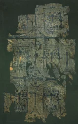 Médaillons avec des chameaux portant des howdahs